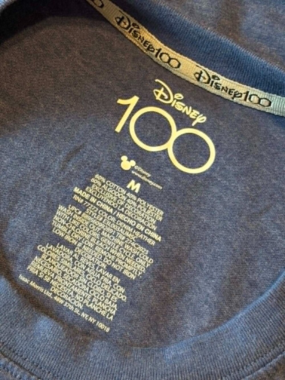 Disney 100 Mickey Mouse Shirt Medium - Picture 4 of 7